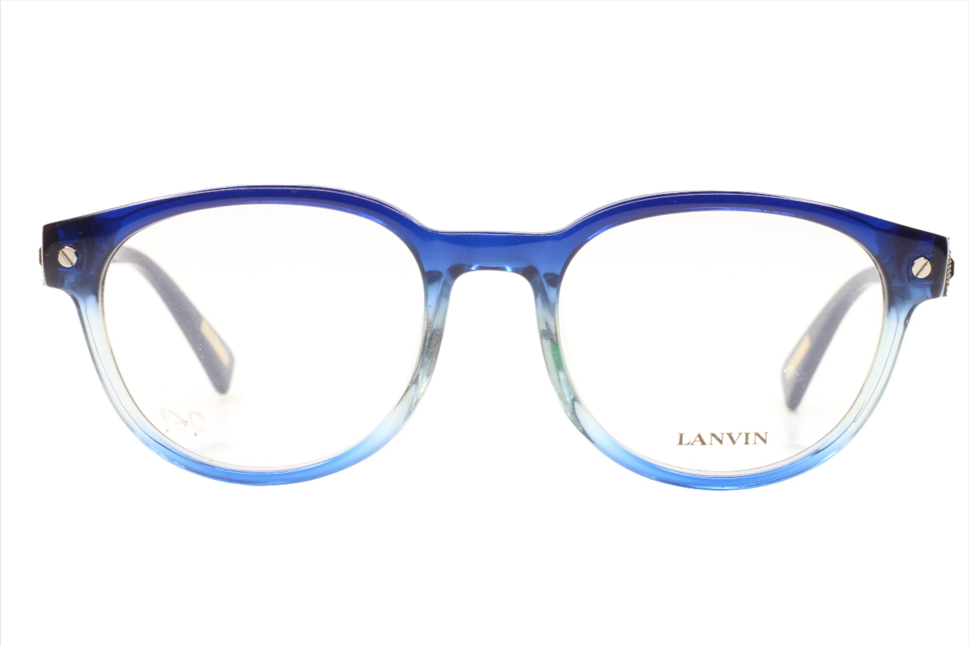 Lanvin VLN519S 0N91 Blue Fade Designer Italy Eyeglasses 49-19-140 0N91 Blue Fade Acetate Optical Frames ABC Optical Eyeglasses