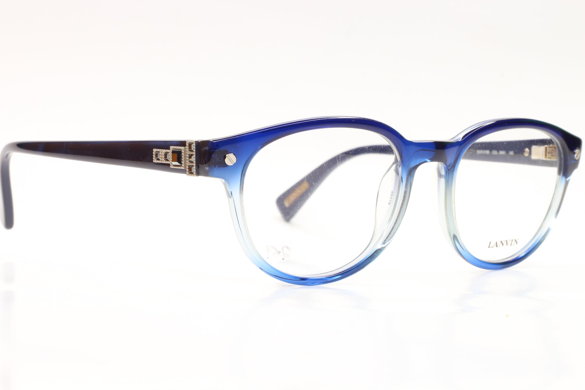 Lanvin VLN519S 0N91 Blue Fade Designer Italy Eyeglasses Optical Frames ABC Optical Eyeglasses