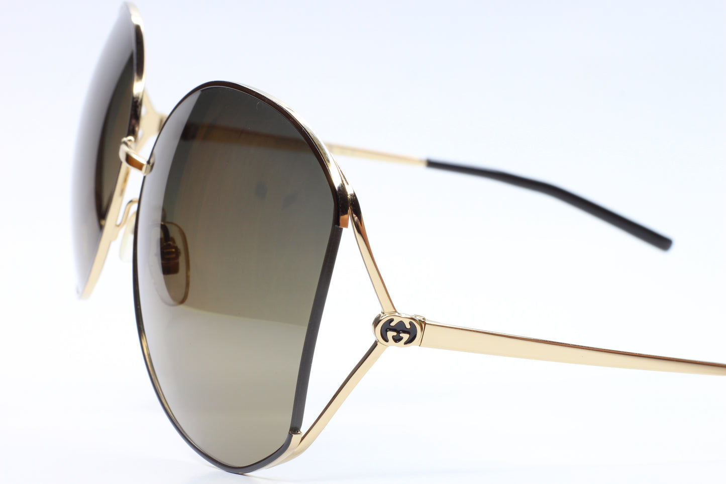 Gucci GG4208/S 4Z6R4 Gold Metal Luxury Italy Sunglasses