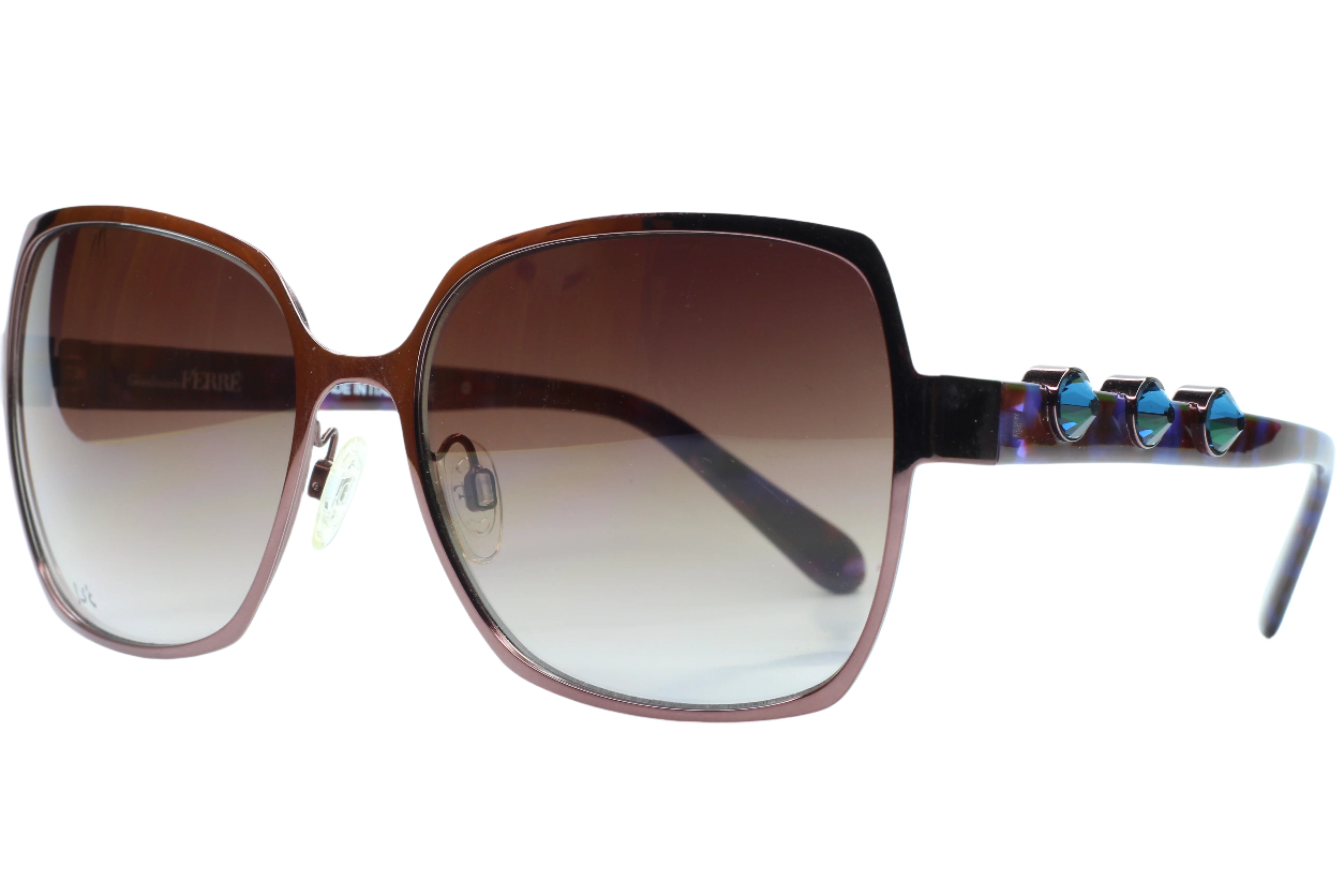 Gianfranco Ferre FG54304 Bronze Metal Luxury Italy Sunglasses -Wo