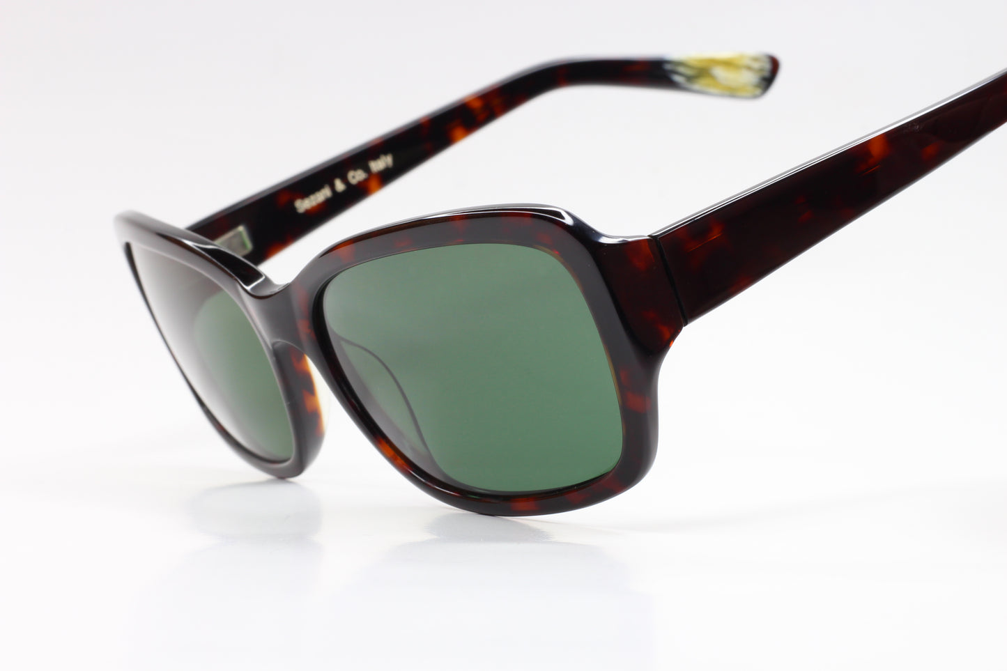 SZ Dita Havana Brown Acetate Designer Italy Sunglasses