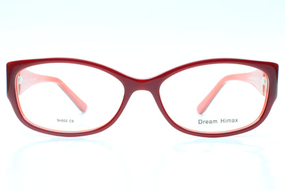 Dream Himax SH002 Burgundy Acetate Italy Eyeglasses 54-16-138 Burgundy Acetate Optical Frames ABC Optical Eyeglasses