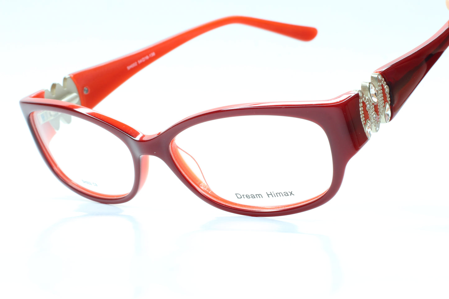 Dream Himax SH002 Burgundy Acetate Italy Eyeglasses Optical Frames ABC Optical Eyeglasses