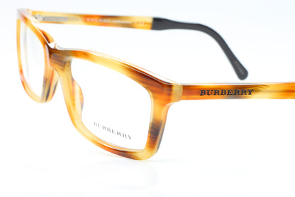 Burberry BE2117 3334 Striped Havana Italy Eyeglasses