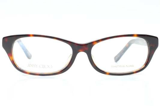 Jimmy Choo JC4005 TVD Havana Brown Silver Stars Eyeglasses Havana Brown Acetate Optical Frames ABC Optical Eyeglasses LensAdvizor