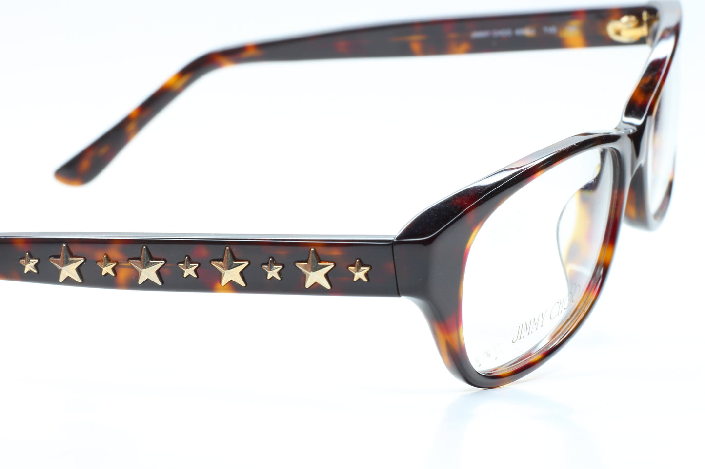 Jimmy Choo JC4005 TVD Havana Brown Silver Stars Eyeglasses