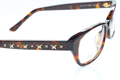 Jimmy Choo JC4005 TVD Havana Brown Silver Stars Eyeglasses Optical Frames ABC Optical Eyeglasses LensAdvizor