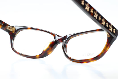 Jimmy Choo JC4005 TVD Havana Brown Silver Stars Eyeglasses