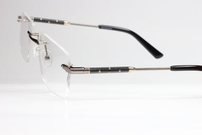 Myriad Eyewear ME25626 Gold Tortoise Rimless Eyeglasses Optical Frames ABC Optical Eyeglasses