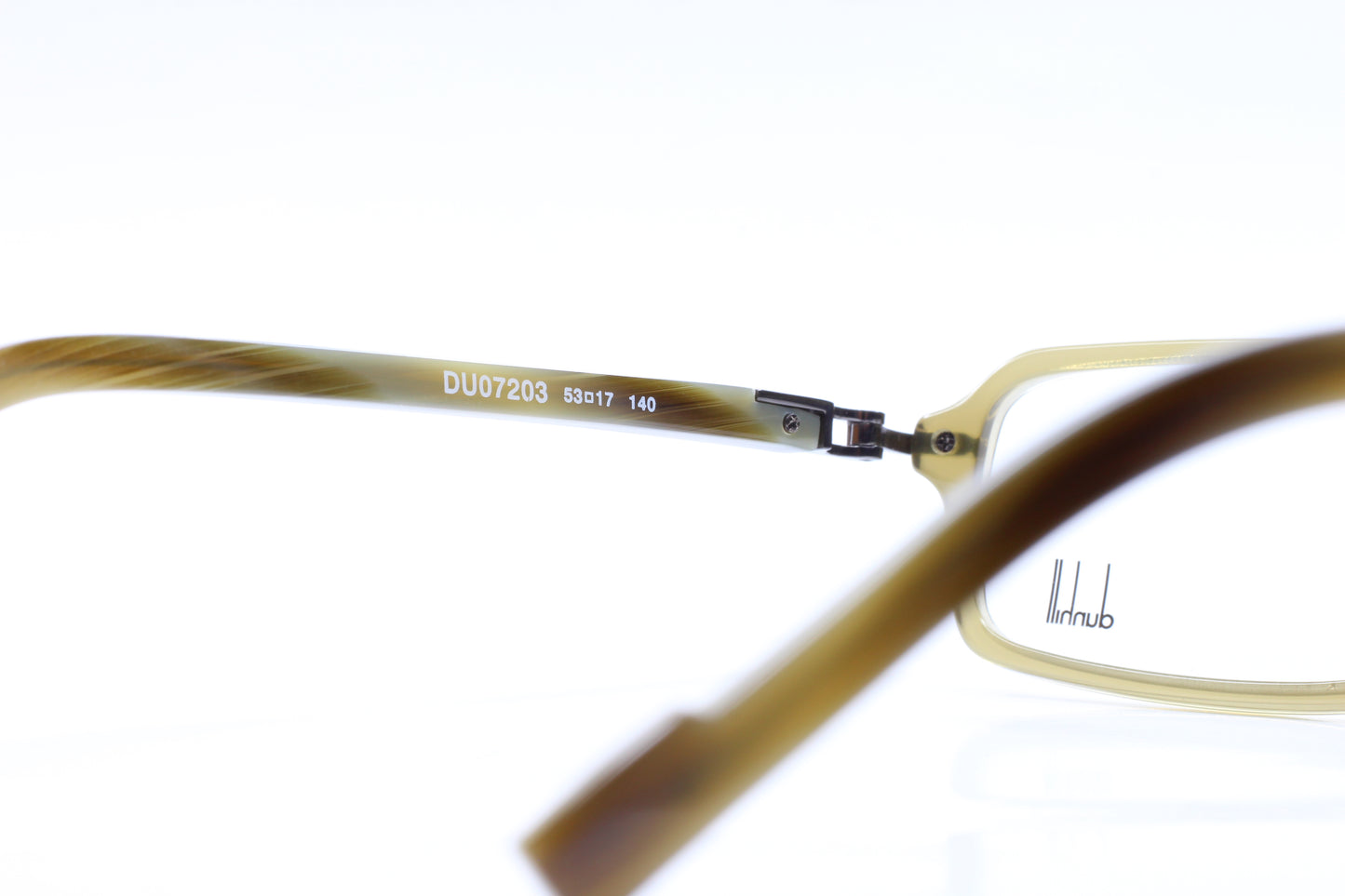 Dunhill DU72 03 Opaline Khaki Designer Italy Eyeglasses -Ma