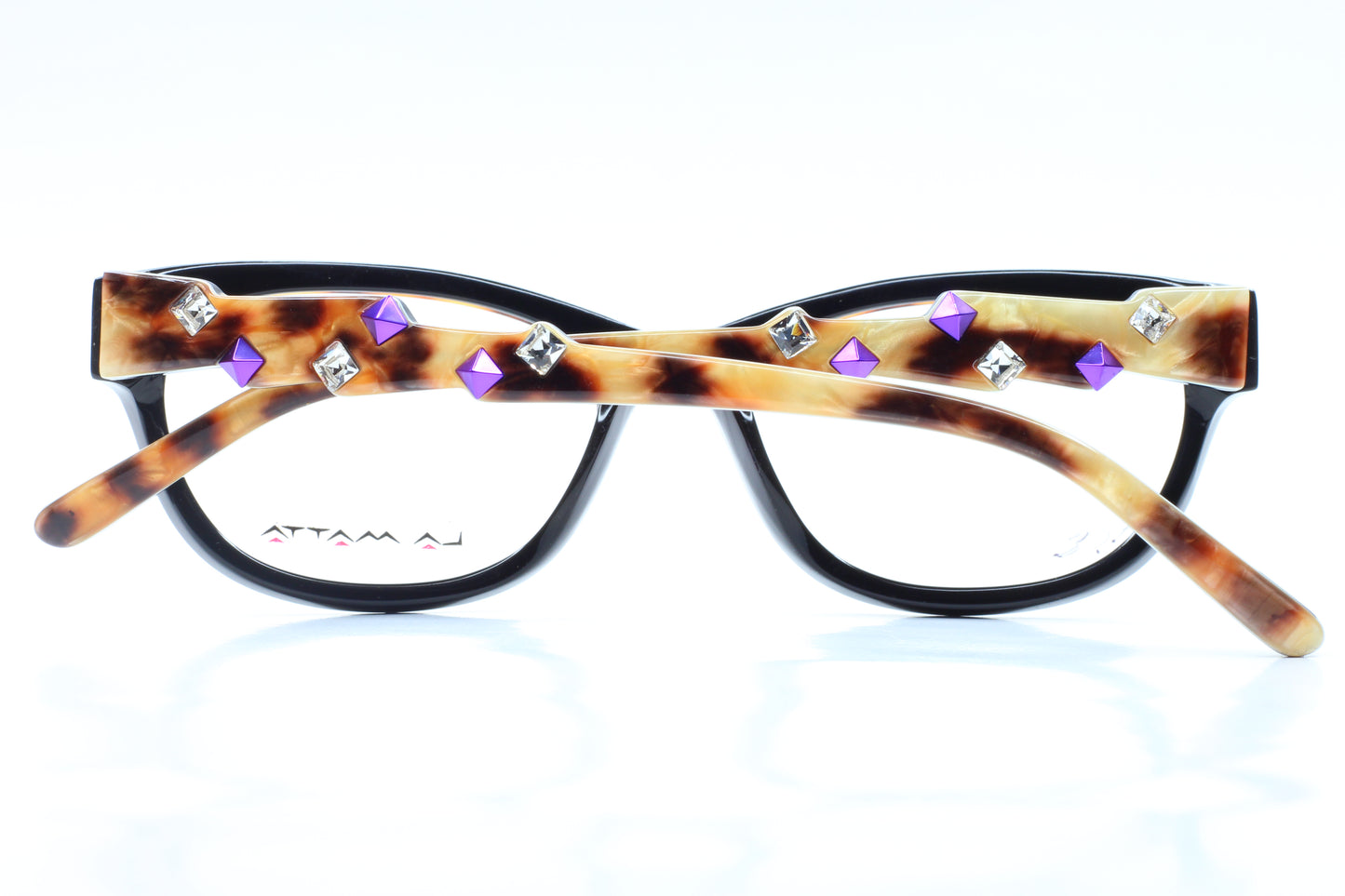 La Matta LMV3111 Havana Brown Acetate Designer Eyeglasses Optical Frames ABC Optical Eyeglasses