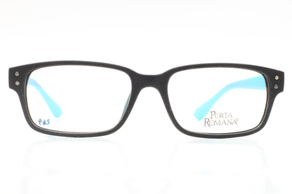 Porta Romana 3126 C188 Black Blue Rubber Italy Eyeglasses