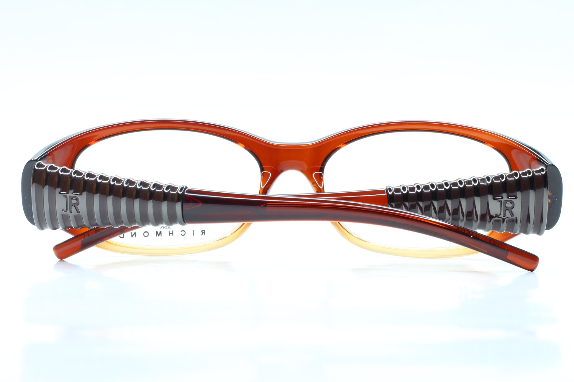 John Richmond JR162 03 Brown Acetate Vintage Eyeglasses Optical Frames ABC Optical Eyeglasses