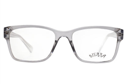 Sierra Crystal Clear Acetate Square Designer Eyeglasses