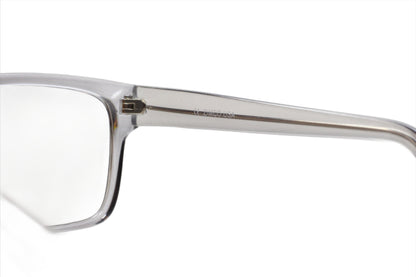 Sierra Crystal Clear Acetate Square Designer Eyeglasses