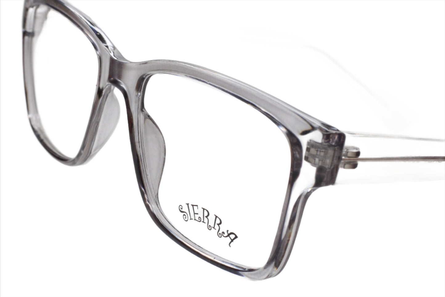 Sierra Crystal Clear Acetate Square Designer Eyeglasses Optical Frames ABC Optical Eyeglasses Men Women