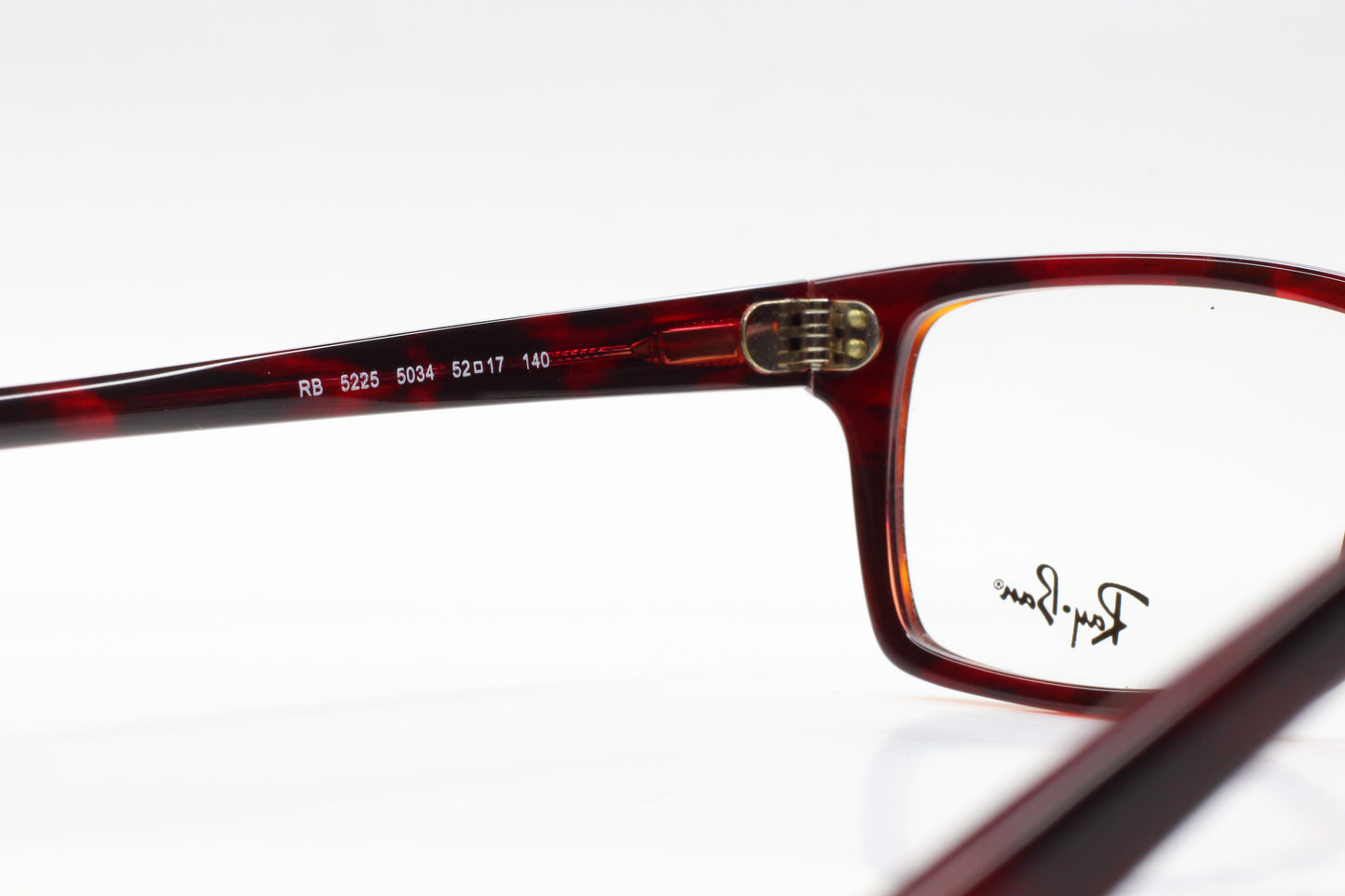 Ray-Ban RB5225 Red Havana Acetate Designer Italy Eyeglasses Optical Frames ABC Optical Eyeglasses