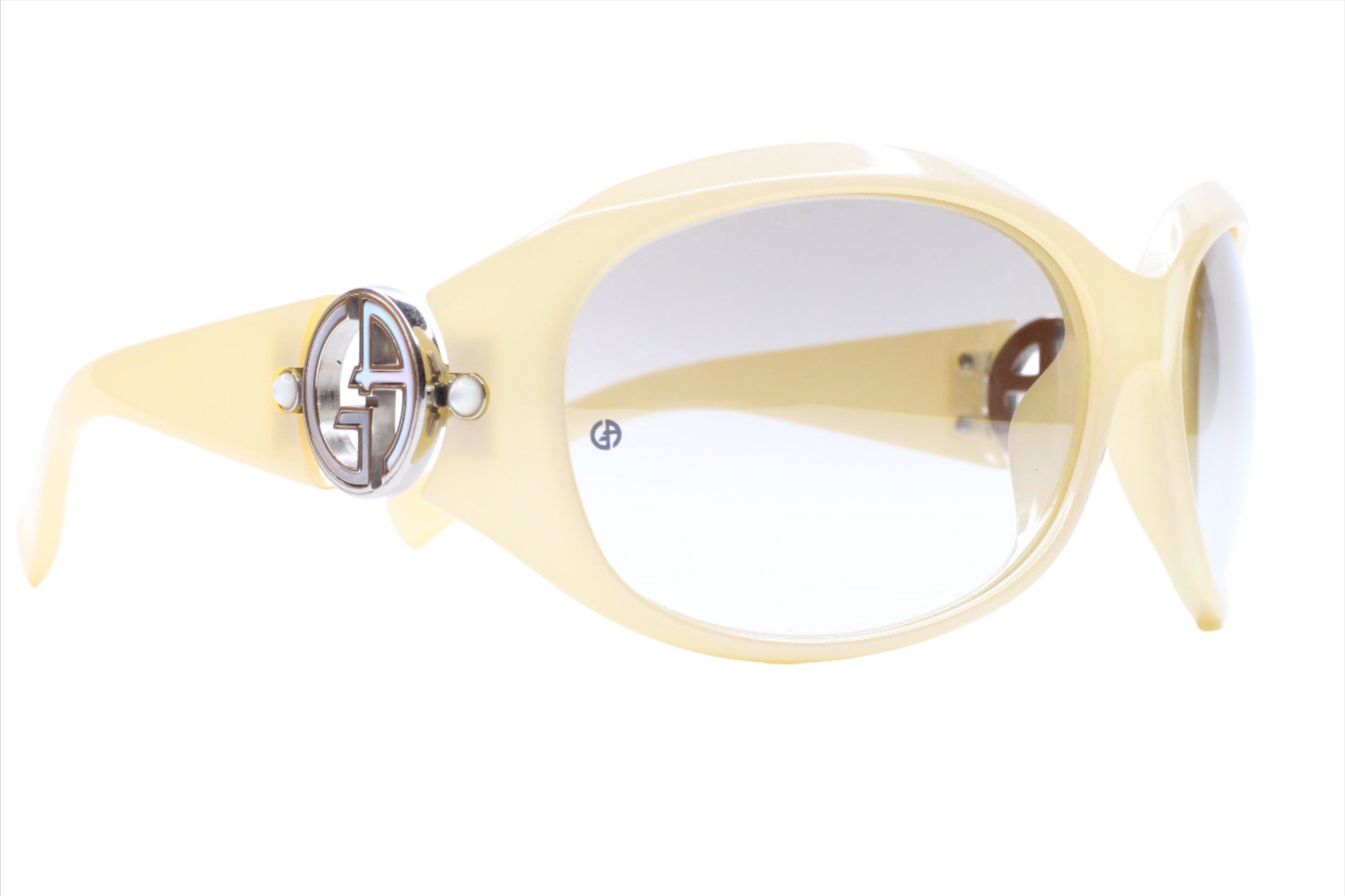 Giorgio Armani GA 430/N/S-CGAVZ Creme Beige Authentic Sunglasses Optical Frames ABC Optical sunglasses