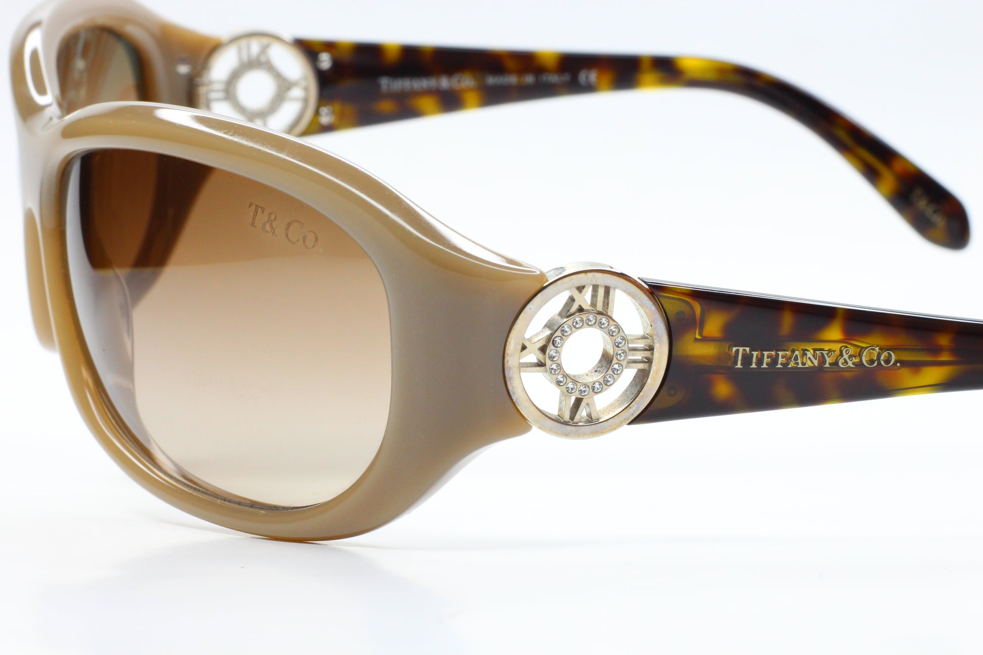 Tiffany & Co TF4010B 80403B Ivory Dark Havana Italy Sunglasses Optical Frames ABC Optical sunglasses