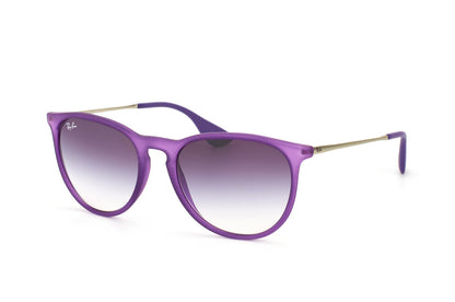 Ray-Ban RB4171 6026/36 Erika Classic Italy Sunglasses 54-18-145 Purple RB4171 Rubber