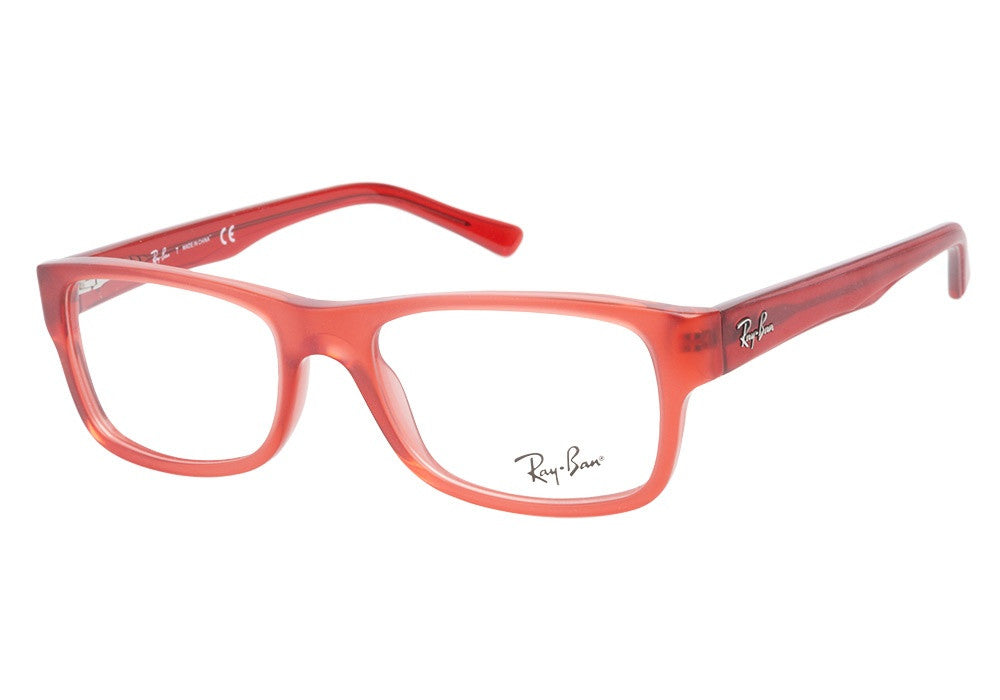 Ray-Ban RB5268 5120 Matte Red Acetate Italy Eyeglasses Optical Frames ABC Optical Eyeglasses