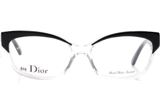 Christian Dior CD3197 K4X Black Clear Designer Eyeglasses -Wo