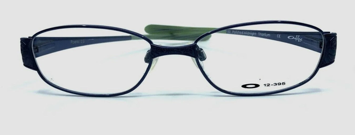 Oakley POETIC 2.0 Polished Midnight Titanium Vintage Eyeglasses 50-16-132 Polished Midnight Titanium Optical Frames ABC Optical Eyeglasses