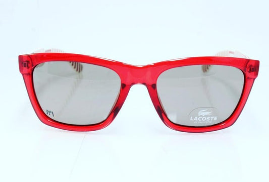 Lacoste L669S 615 Red White Gradient Grey Acetate Fashion Luxury Sunglasses - sunglasses, Women