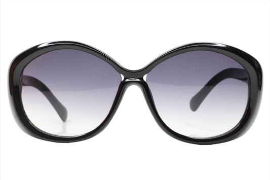 Balenciaga BAL0127S sunglasses online with black oversized rounded frames and gradient lenses