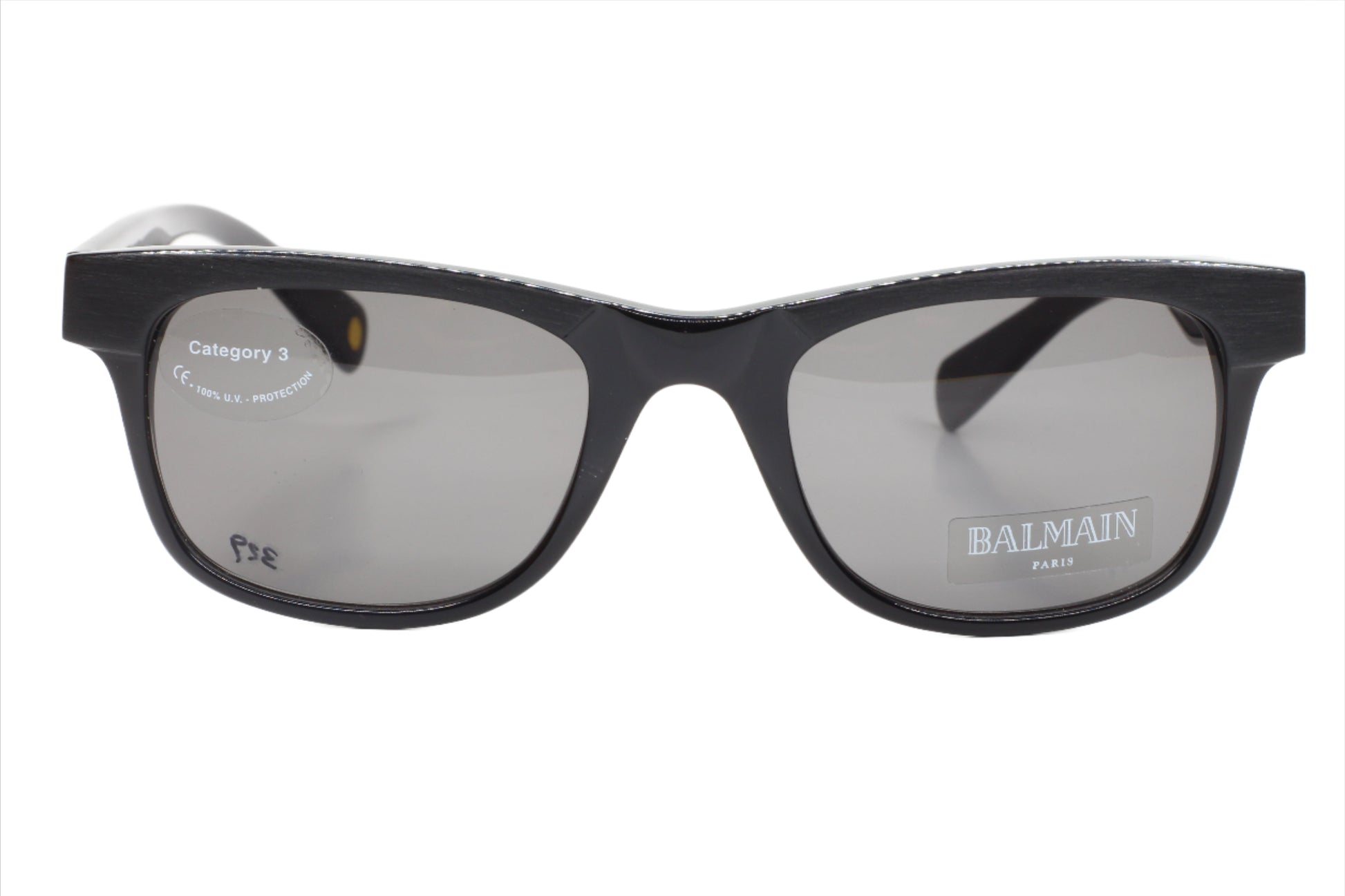 Balmain BL4002 sunglasses black optical frames with gray lenses by ABC Optical