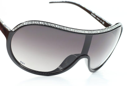 Bikkembergs BK54602 designer sunglasses black wraparound frame with gradient lenses from ABC Optical
