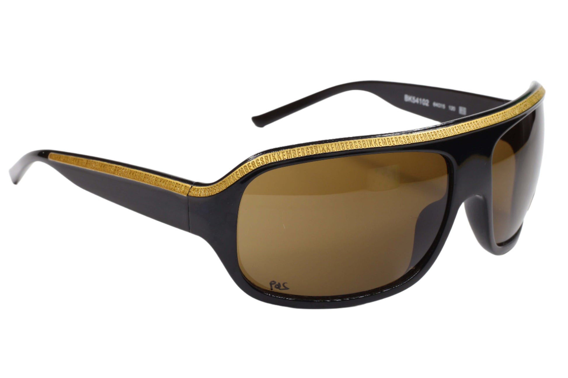 ABC Optical Bikkembergs luxury sunglasses with black frames and gold detailing