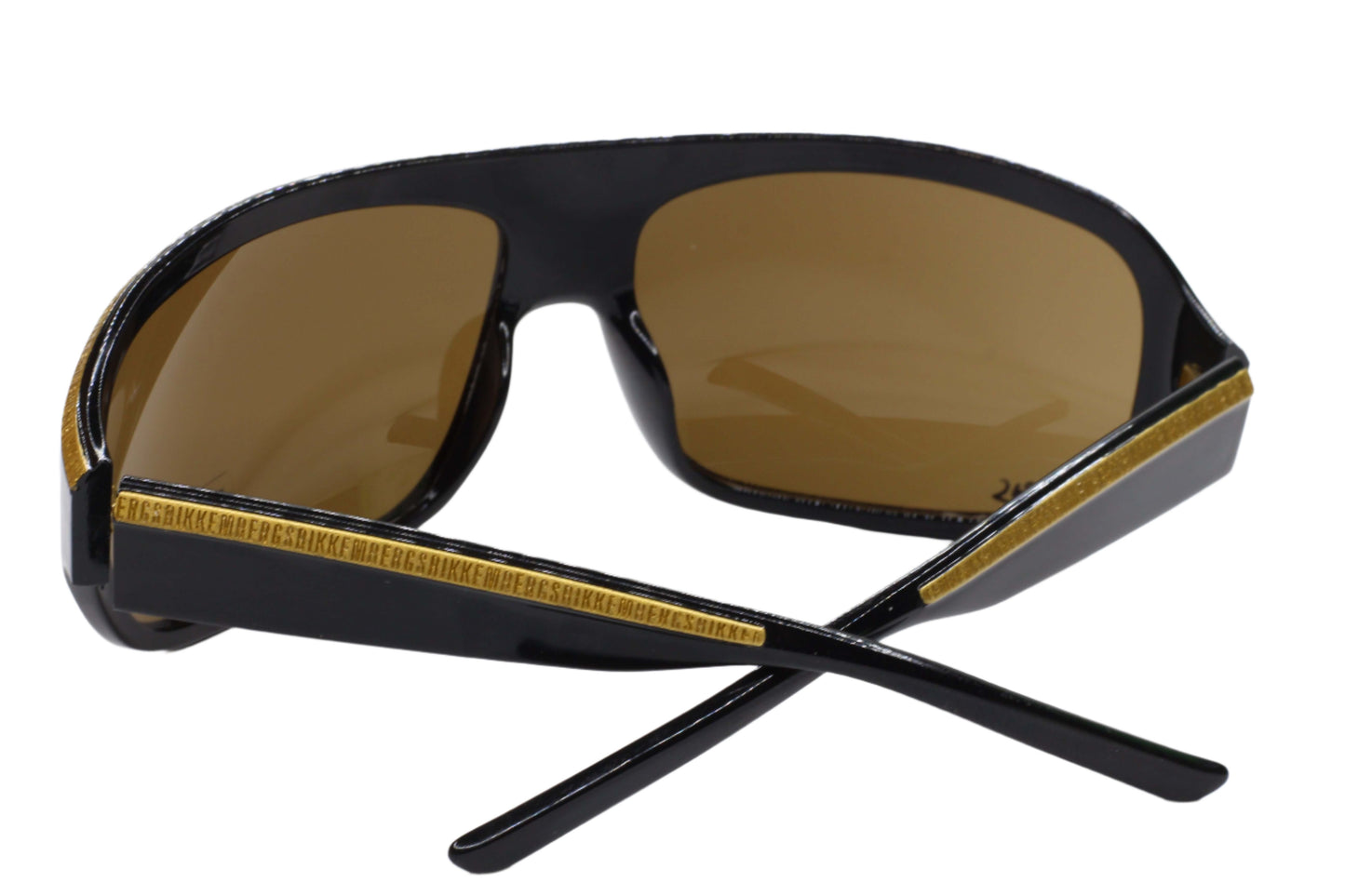 Bikkembergs luxury sunglasses with black frame and brown lenses from ABC Optical