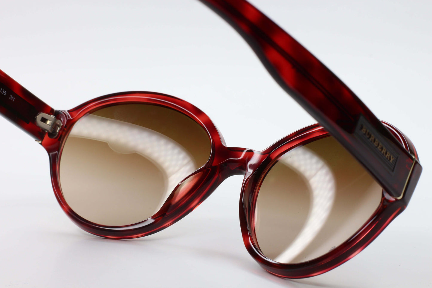 Burberry B4111 3196 13 sunglasses sale red oval optical frames by ABC Optical
