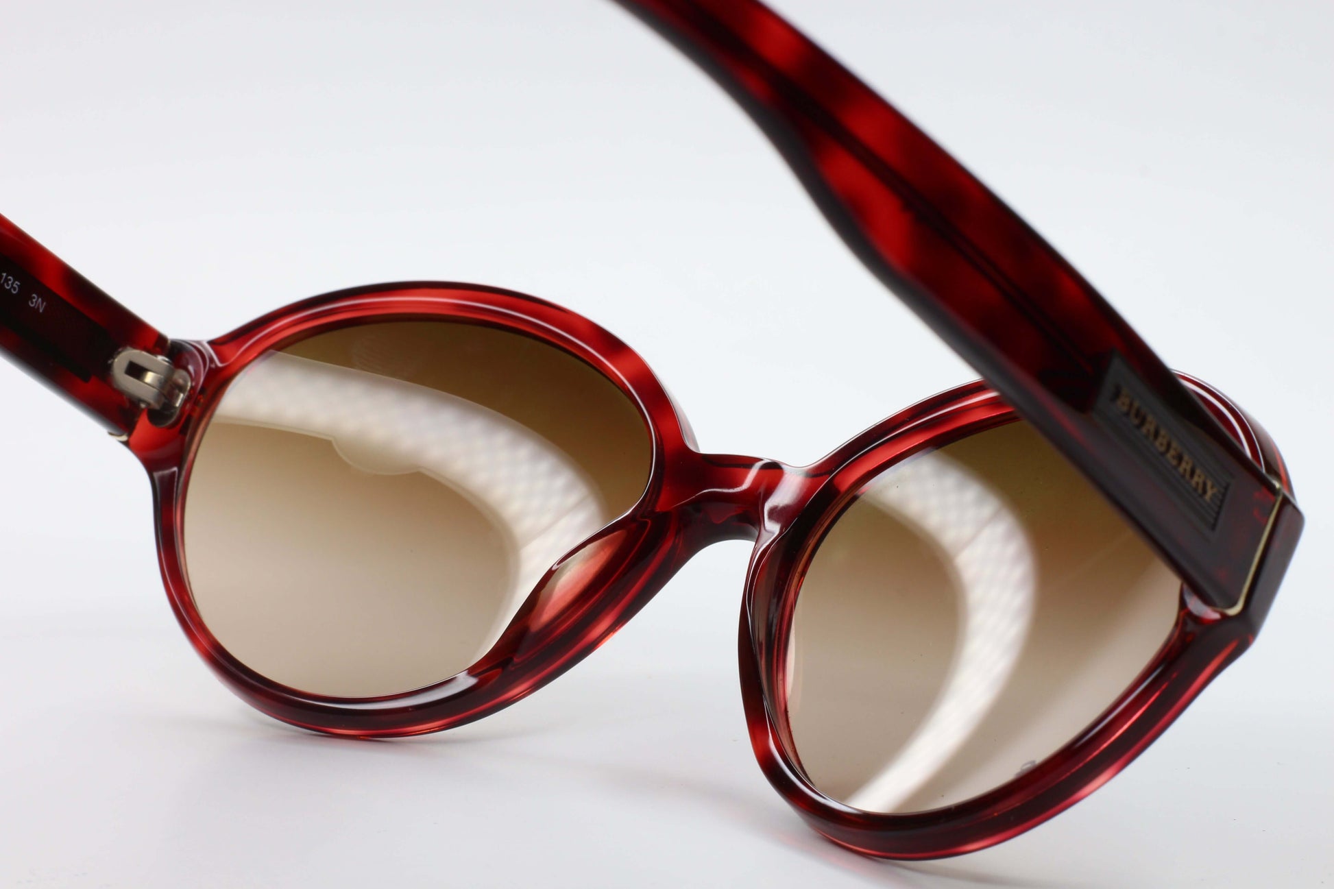 Burberry B4111 3196 13 sunglasses sale red oval optical frames by ABC Optical