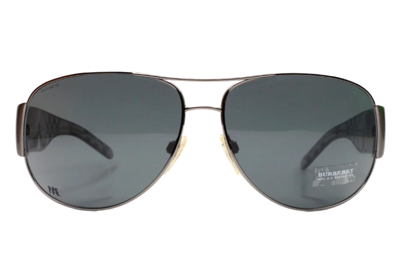 BE3020M 1003/87 Burberry Aviator Silver Luxury Sunglasses | ABC OPTICAL