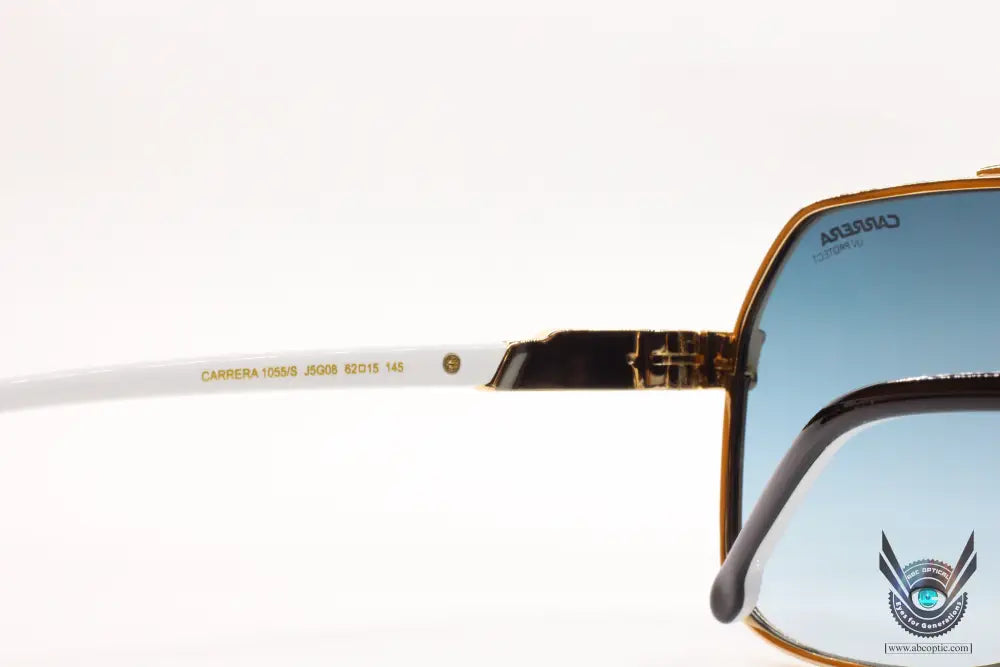 Carrera 1055/s j5g08 gold blue gradient metal designer luxury sunglasses -ma - 62-15-145 / gold / metal - optical frames