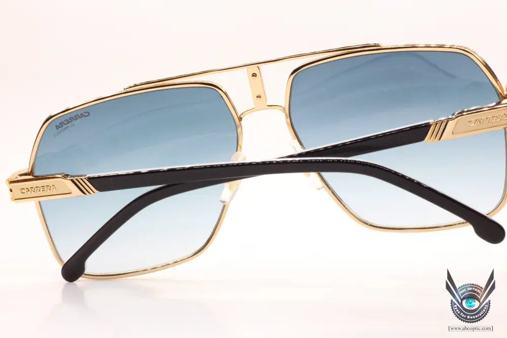 Carrera 1055/s j5g08 gold blue gradient metal designer luxury sunglasses -ma - 62-15-145 / gold / metal - optical frames