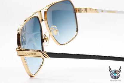 Carrera 1055/s j5g08 gold blue gradient metal designer luxury sunglasses -ma - 62-15-145 / gold / metal - optical frames