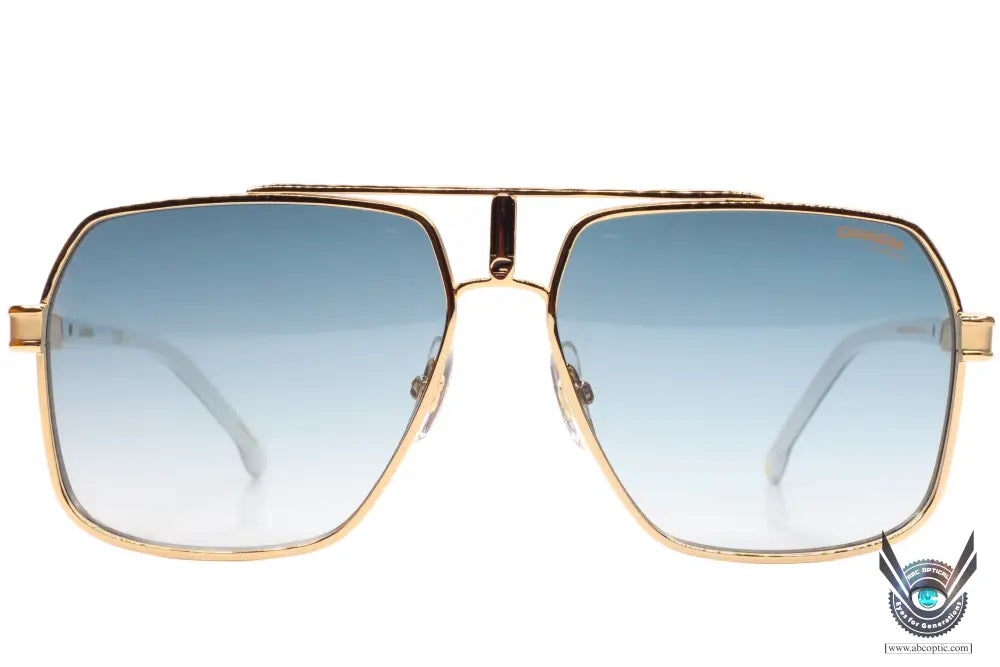 Carrera 1055/s j5g08 gold blue gradient metal designer luxury sunglasses -ma - 62-15-145 / gold / metal - optical frames