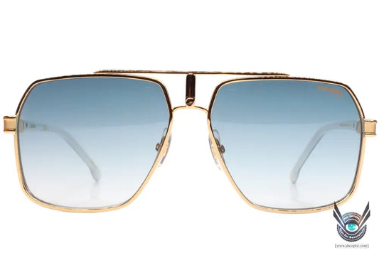 Carrera 1055/s j5g08 gold blue gradient metal designer luxury sunglasses -ma - 62-15-145 / gold / metal - optical frames