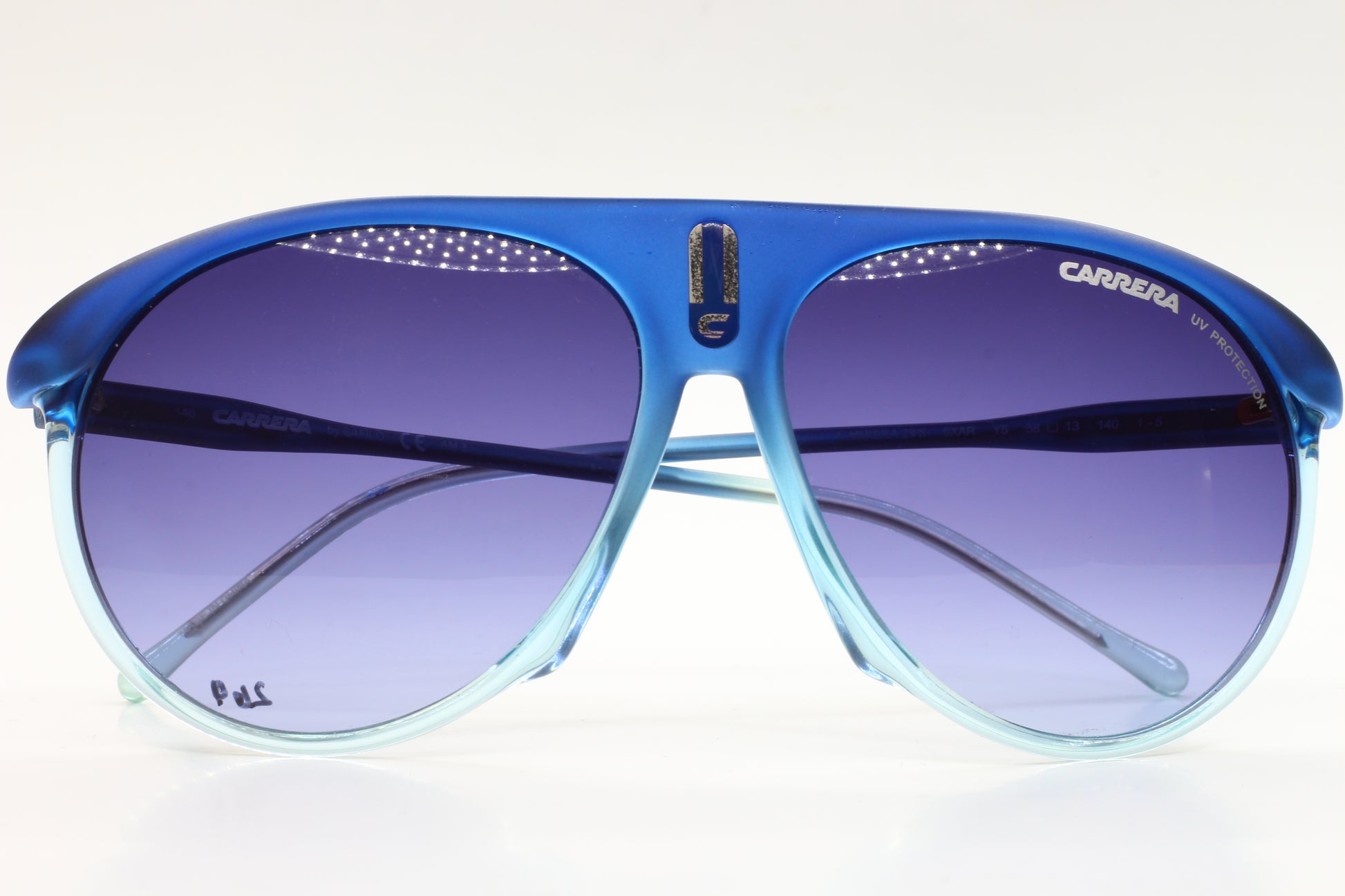 Blue gradient Carrera 0XAR Y5 sunglasses online with sleek aviator optical frames by ABC Optical