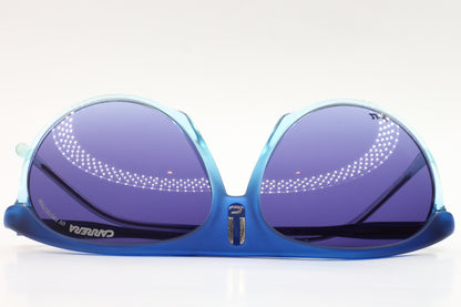 Blue Carrera 0XAR Y5 sunglasses online by ABC Optical with large rounded lenses and glossy frame