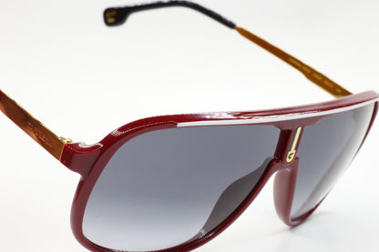 ABC Optical aviator style Carrera sunglasses with red frame and gray gradient lenses