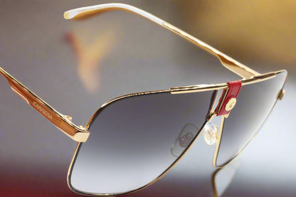 Gold rimmed Carrera sunglasses with gradient lenses to buy Carrera sunglasses online from ABC Optical