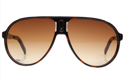 ABC Optical Carrera Champion brown designer sunglasses with gradient lenses and aviator style frame