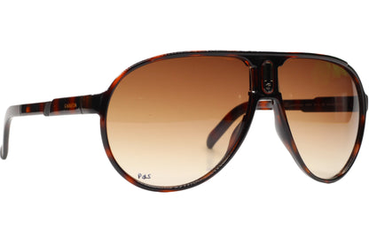 ABC Optical Carrera Champion brown designer sunglasses with gradient lenses and tortoiseshell frame