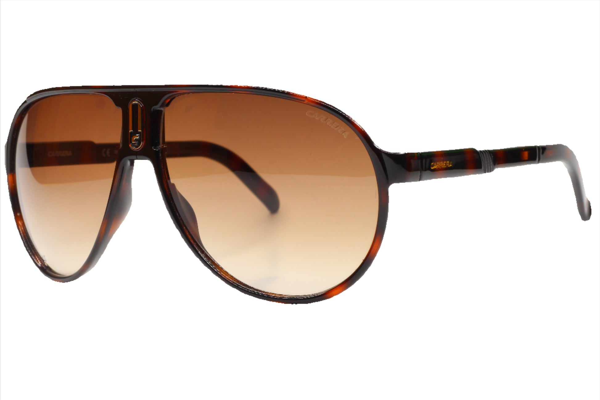 Carrera Champion brown designer sunglasses with tortoiseshell frame by ABC Optical