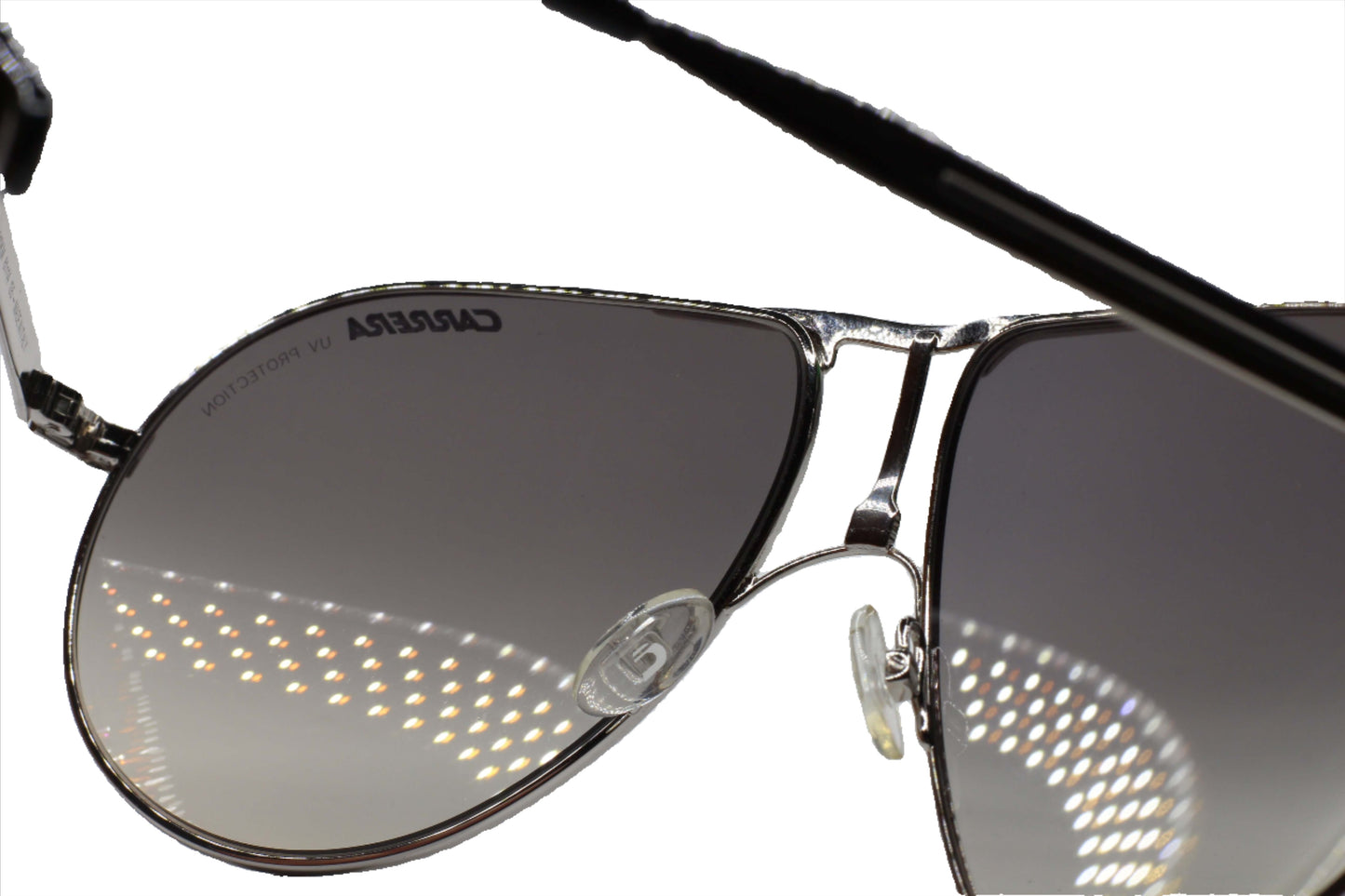 ABC Optical metal framed designer aviator sunglasses online with tinted lenses and nose pads