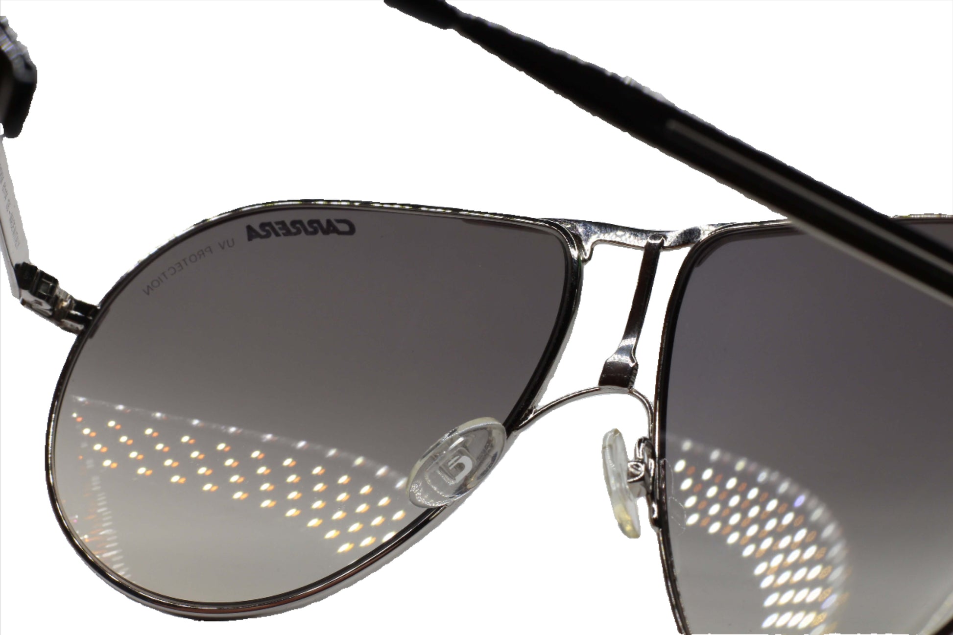 ABC Optical metal framed designer aviator sunglasses online with tinted lenses and nose pads